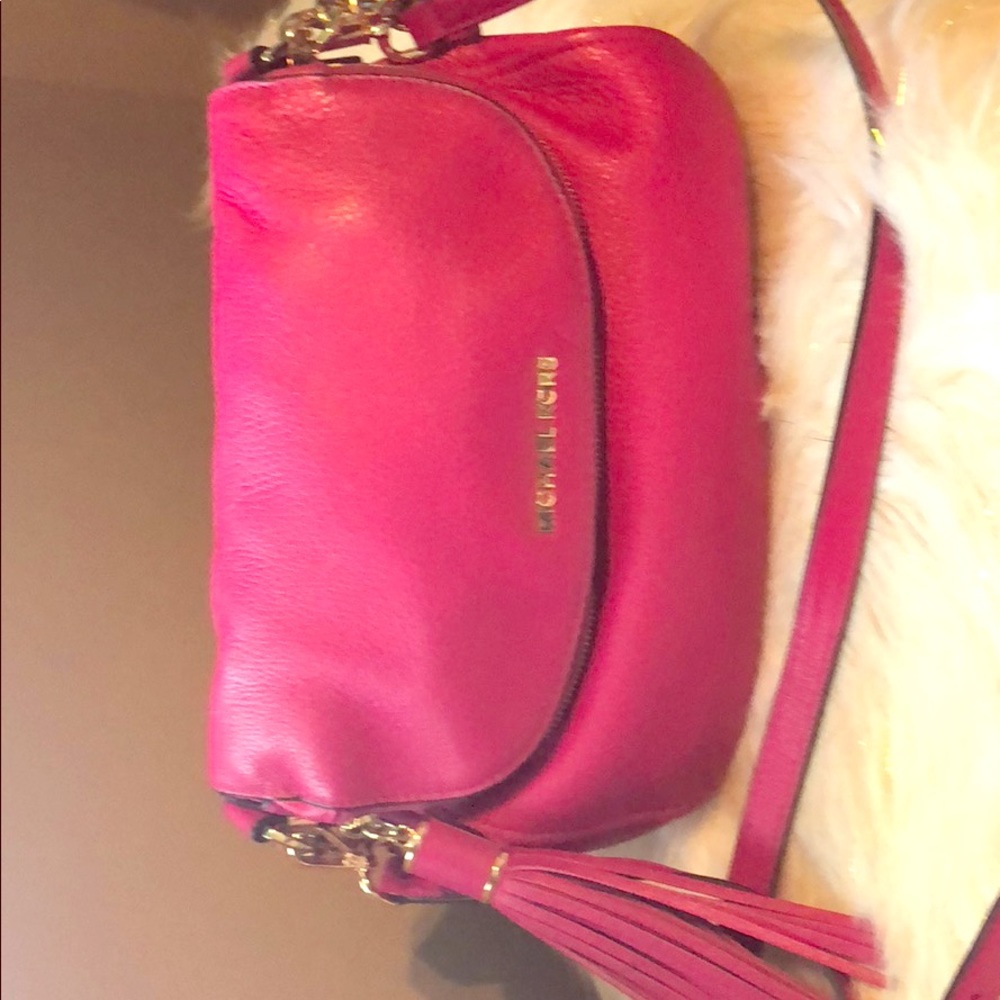 Michael Kors leather hobo satchel